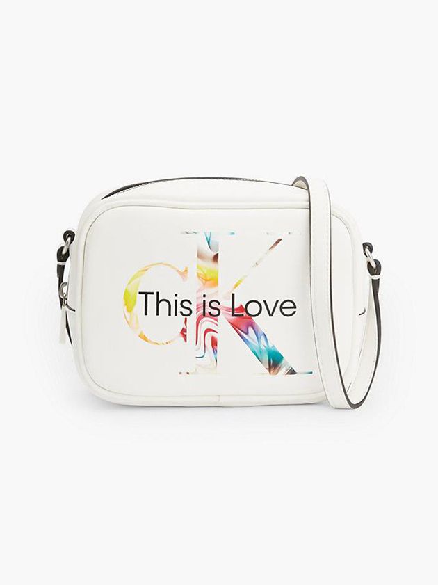 Calvin Klein USA Small Crossbody - Pride Womens Bag White 0782154-UP